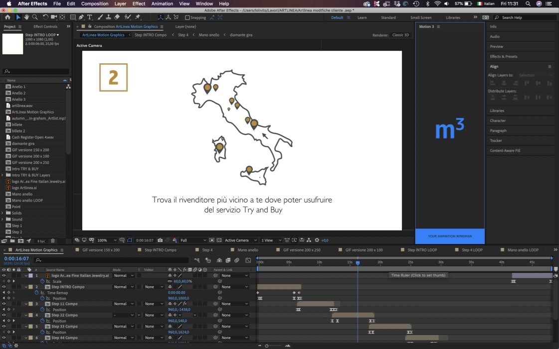 After effects artlinea