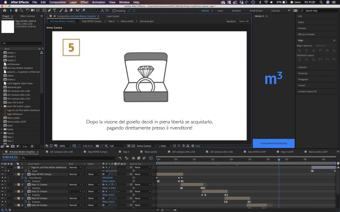 Artlinea after effects