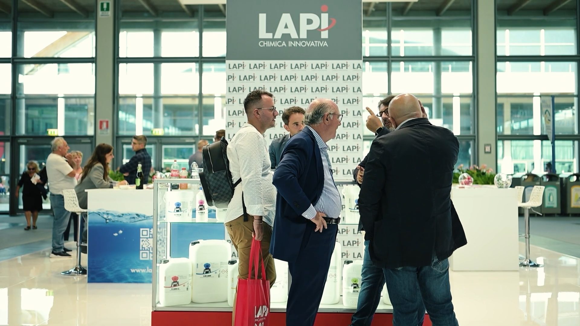 Lapi chimici stand fiera incontri clienti