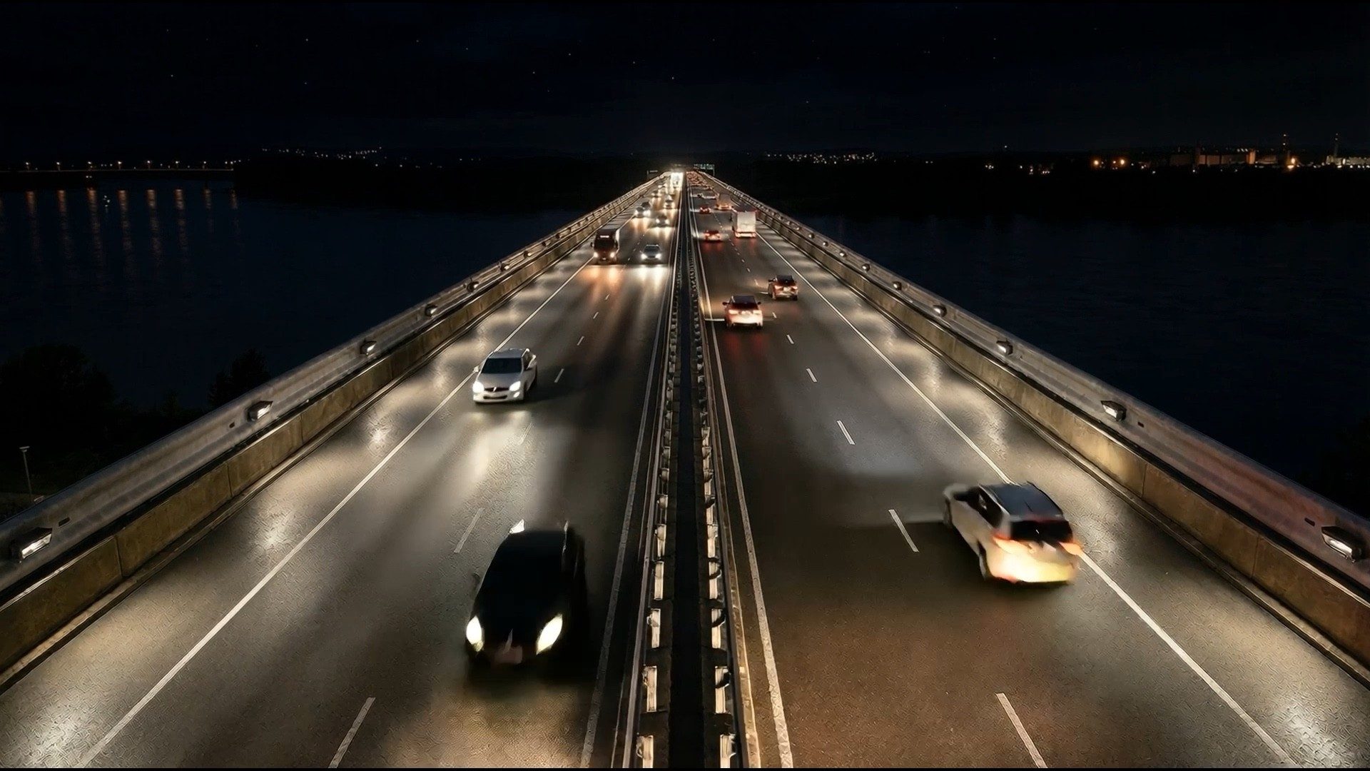 Matrex video lancio autostrada notte