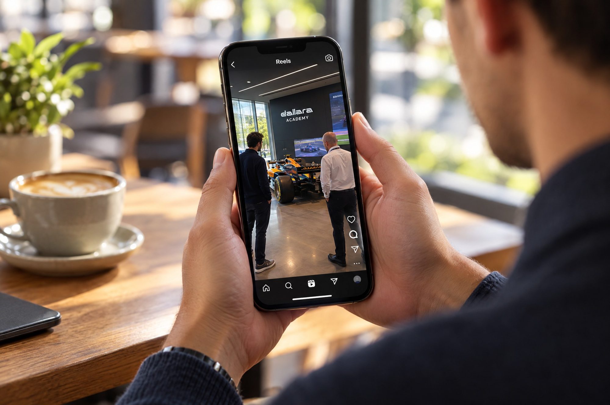 Qnap dallara reel instagram smartphone