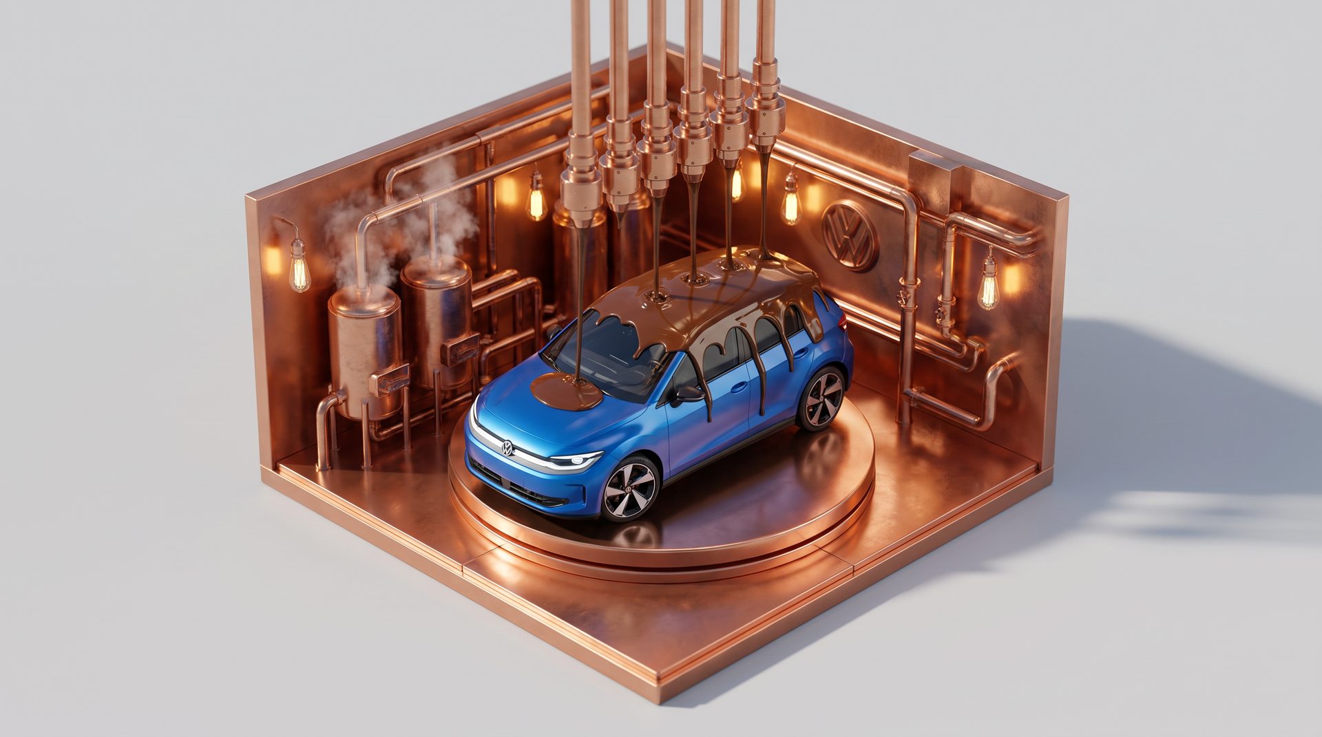 Reel ID. Polo a Eurochocolate: set 3d id polo bagno di cioccolato
