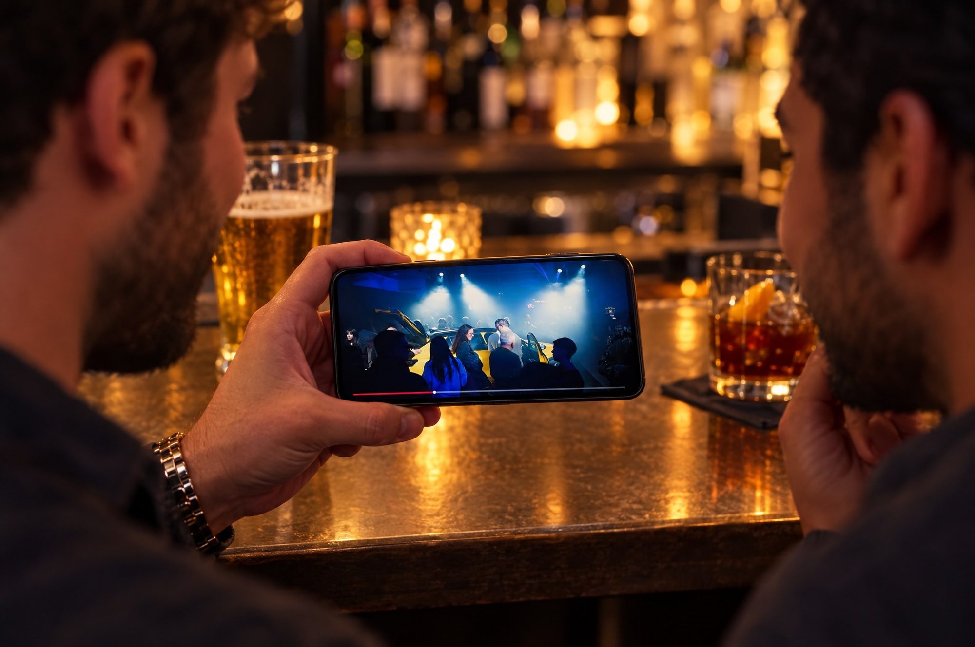 T roc video evento aziendale smartphone
